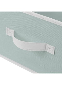 Kuber Industries Kuber Industries Foldable Boxes For Storage (Pack of 3) - Multipurpose Storage Organizer For Clothes | Wardrobe | Closet | Toys | Books | Home - Undergarment Organizer Basket With Handle (Light Grey)  - Image 4
