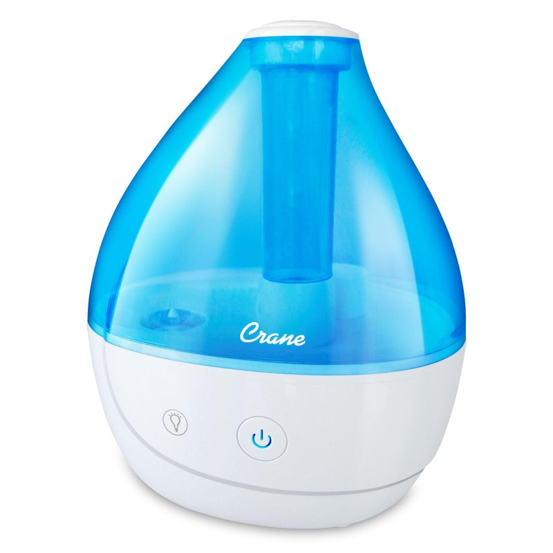 Crane Personal Ultrasonic Cool Mist Humidifier  15 Liter 8Hour Run Time Whisper Quiet Auto ShutOff FilterFree for Small Rooms Offices Nursery Travel