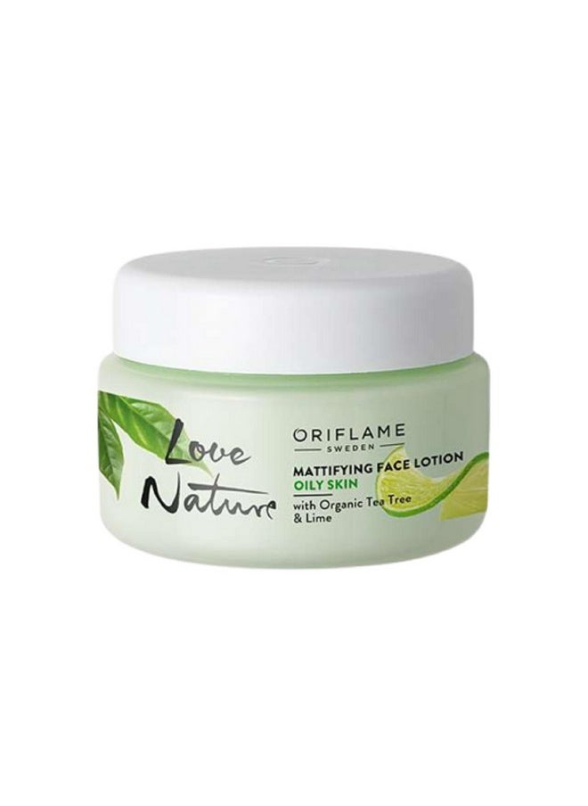 Oriflame - Oriflame Mattifying Face Lotion with Organic Tea Tree & Lime 50ML - Image 1
