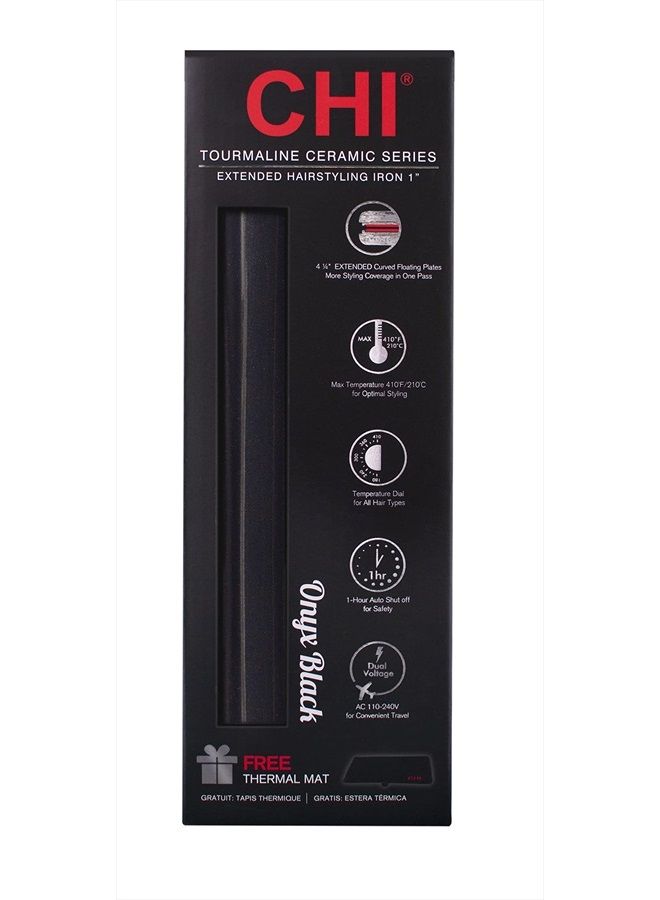 CHI مكواة مسطحة سيراميك تورمالين كلاسيكية احترافية - Image 4