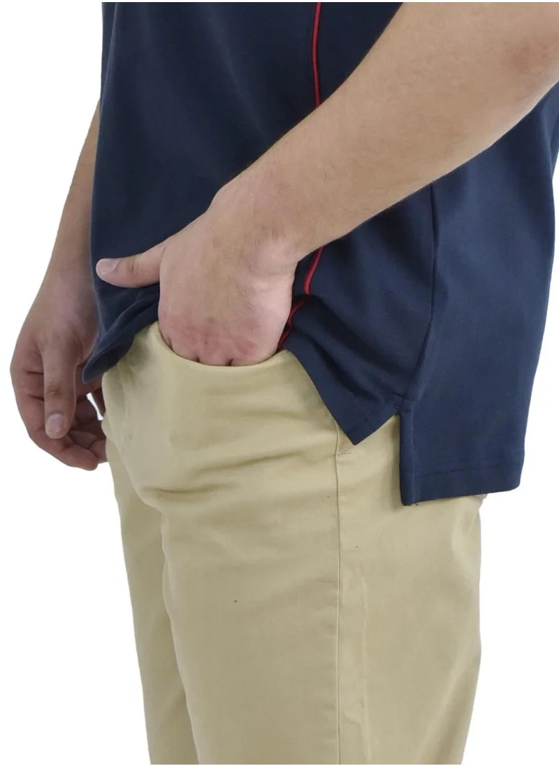 جيوردانو Men's High Waist Khaki Pants