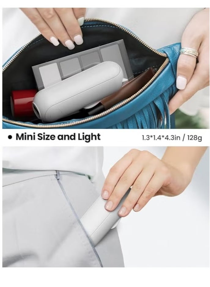 أنيوي قابلة للطي بالكامل لإخفاء الشفرات، مما يجعلها صغيرة ومدمجة بما يكفي لوضعها في أي جيب تقريبًا. تتحول إلى مروحة يدوية عند طيها بزاوية 180 درجة، ومروحة مكتبية عند طيها بزاوية 270 درجة. الشفرات مصنوعة من مواد ناعمة ولن تؤذي الأطفال. تتوقف عن الدوران فورًا عند اصطدام الشفرات بأي شيء. - Image 4