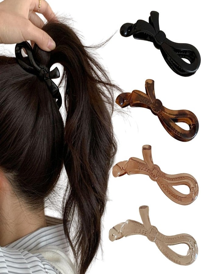 Ncozwo مشابك شعر على شكل موزة للشعر الكثيف، تثبيت قوي، مشابك شعر متوسطة الحجم على شكل موزة، إكسسوارات شعر على شكل فيونكة للنساء والفتيات - Image 1
