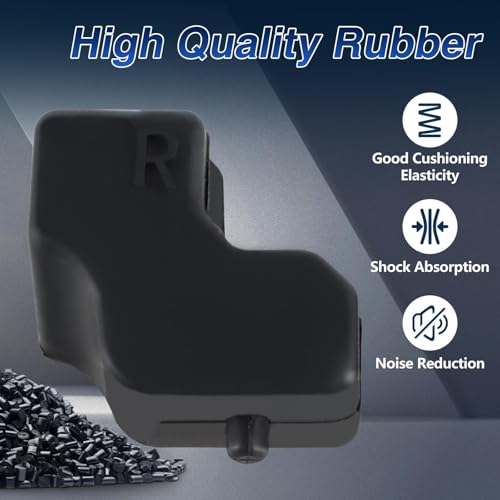 EVRBUL Upgraded Tailgate Upper Rubber Bushing Bumper LH & RH Tailgate Top Rubber Bumper Cushion Bushings Compatible with Ford F-250 F-350 F-450 F-550 Replace#: HC3Z-99439A00-A HC3Z-99439A00-B - Image 3
