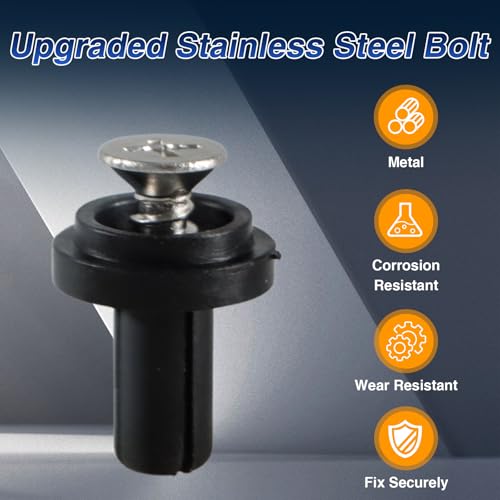 EVRBUL Upgraded Tailgate Upper Rubber Bushing Bumper LH & RH Tailgate Top Rubber Bumper Cushion Bushings Compatible with Ford F-250 F-350 F-450 F-550 Replace#: HC3Z-99439A00-A HC3Z-99439A00-B - Image 2