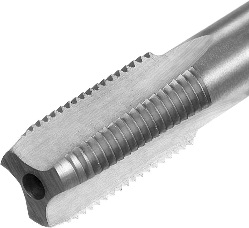 uxcell Metric Thread Tap M10 x 1 H2 130mm Extra Long Straight Flute Screw Thread Milling Machine Taps Threading Tapping Repair Tool - Image 5
