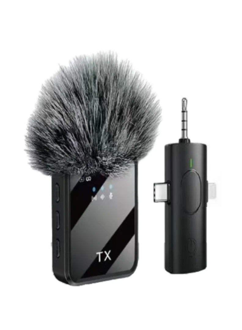 F11-1Wireless Collar Microphone Type C For iPhone Android - Image 2
