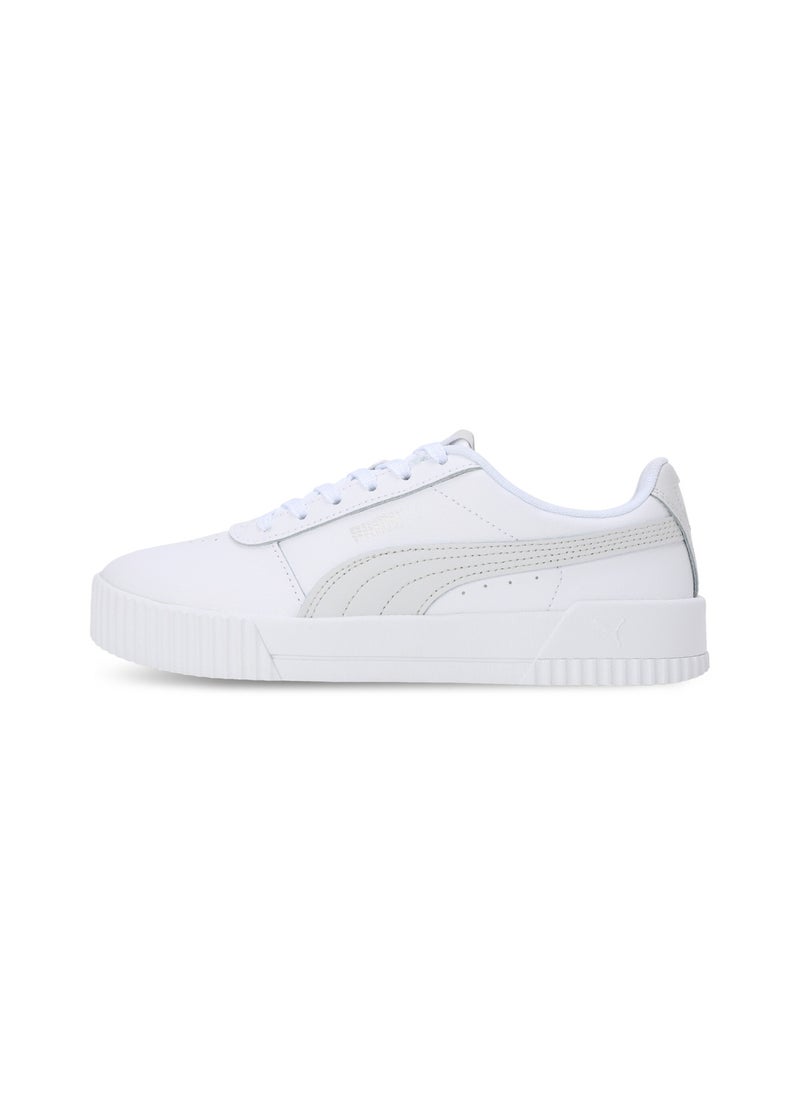 Carina Womens White Leather Trainers - pzsku/ZF44B7E12353D3DB19772Z/45/_/1738740305/9d2105e5-b63e-49a5-b3fe-671713d44865