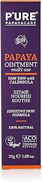 Pure Papayacare Natural Eczema Cream Dry Skin Repair Ointment PURE PAPAYA CARE 25g OINTMENT Vegan Moisturiser with Shea Butter Calendula Jojoba Oil FragranceFree Hypoallergenic Therapy for Sensitive Skin - Image 4