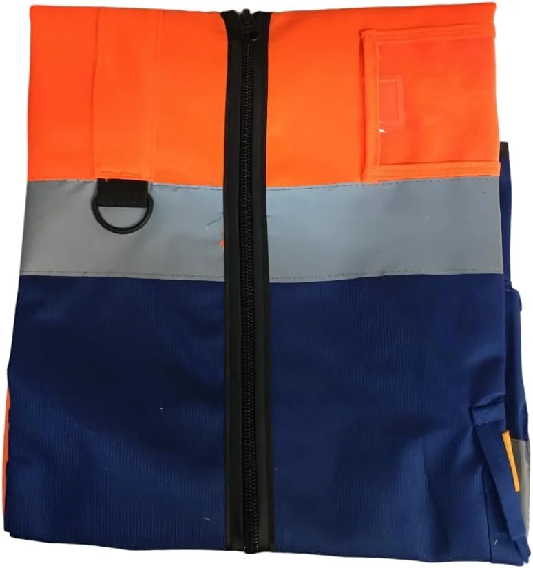 Caterpillar Caterpillar Men's High Visibility Zip Pocket Vest with Reflective Stripes