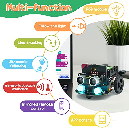 KEYESTUDIO Micro:bit V2 Robot Starter Kit (without Microbit) for Makecode and Python - Image 2