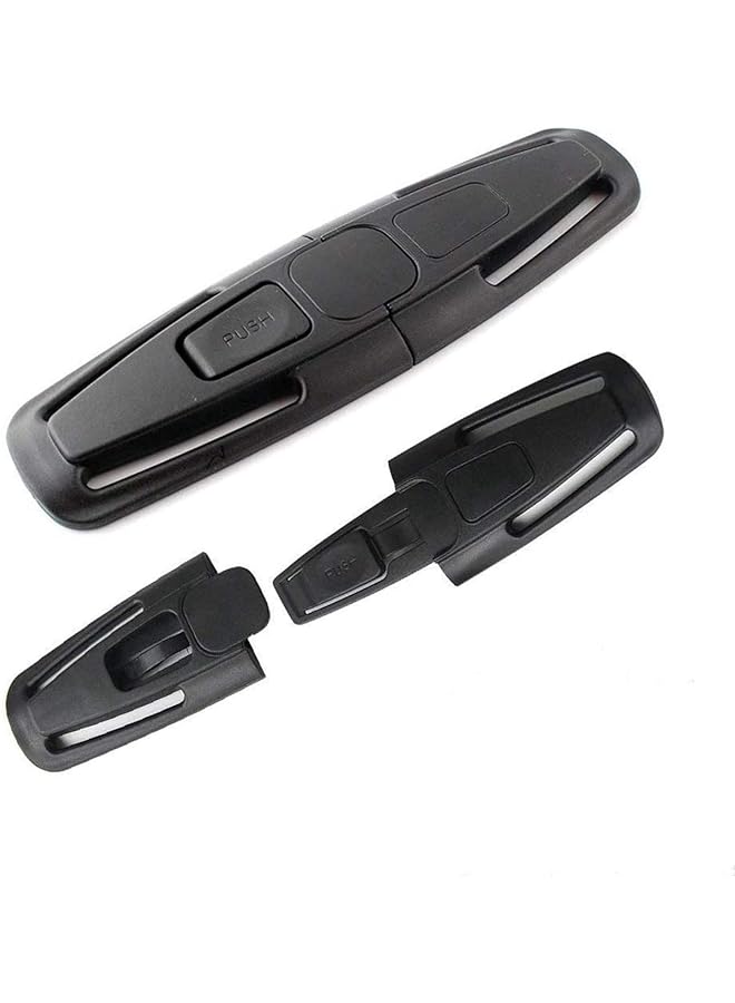 Cozy Car Seat Belt Buckle Car Safety Seat Strap Belt Lock Tite Harness Chest Clip Safe Buckle For Baby Kids Black - Image 1