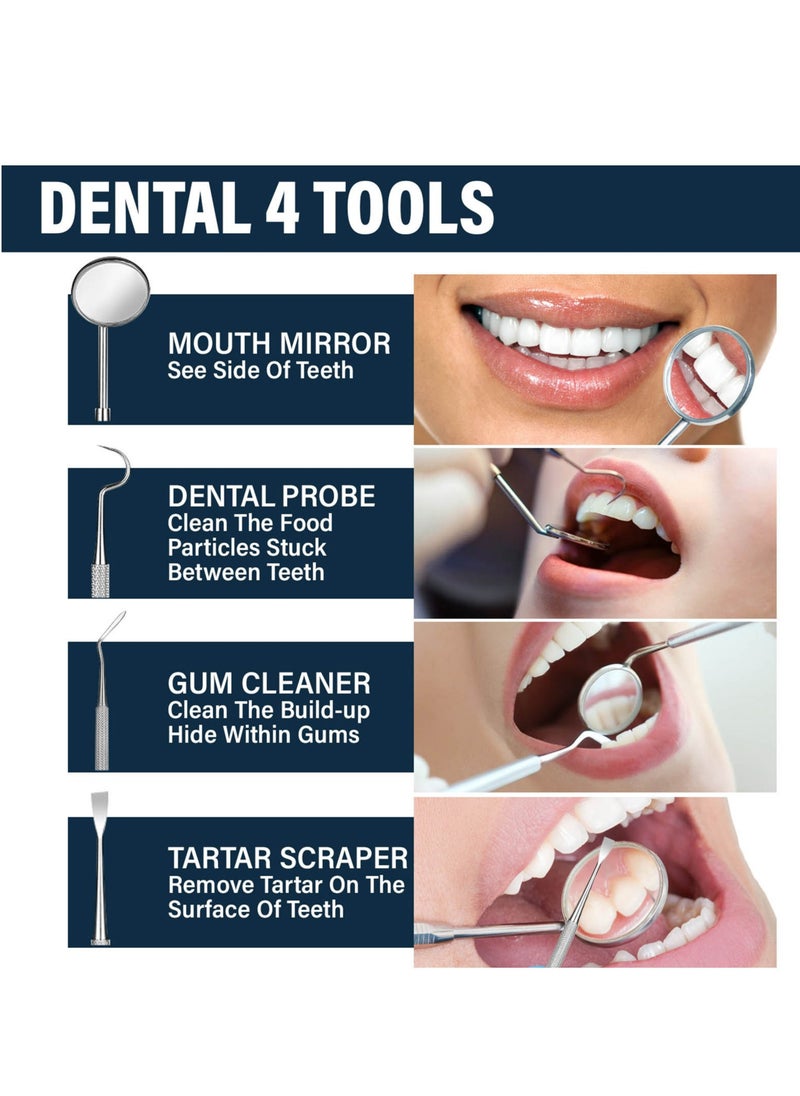 EELHOE - 30ml Moldable Teeth Glue 4 Dental Tools Temporary Tooth Filling Set Difficult to Deform Smile Confidently - Image 1