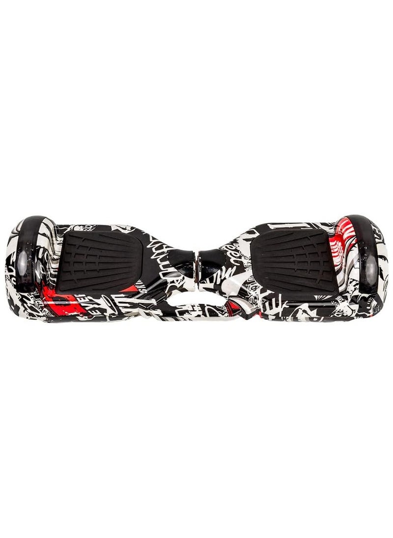 Generic - smart hover board 6.5 inch with bluetooth color black white - Image 1