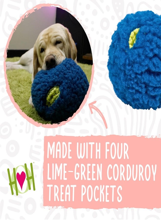 HuggleHounds كرة توزيع المكافآت HuggleSnuffles HuggleFleece - ألعاب إثراء تفاعلية للكلاب، لعبة ألغاز لتوزيع مكافآت الكلاب لتحفيز العقل والتخلص من الملل، ألعاب تغذية الجراء لإبقائهم مشغولين - كبير (8 بوصات) - Image 5
