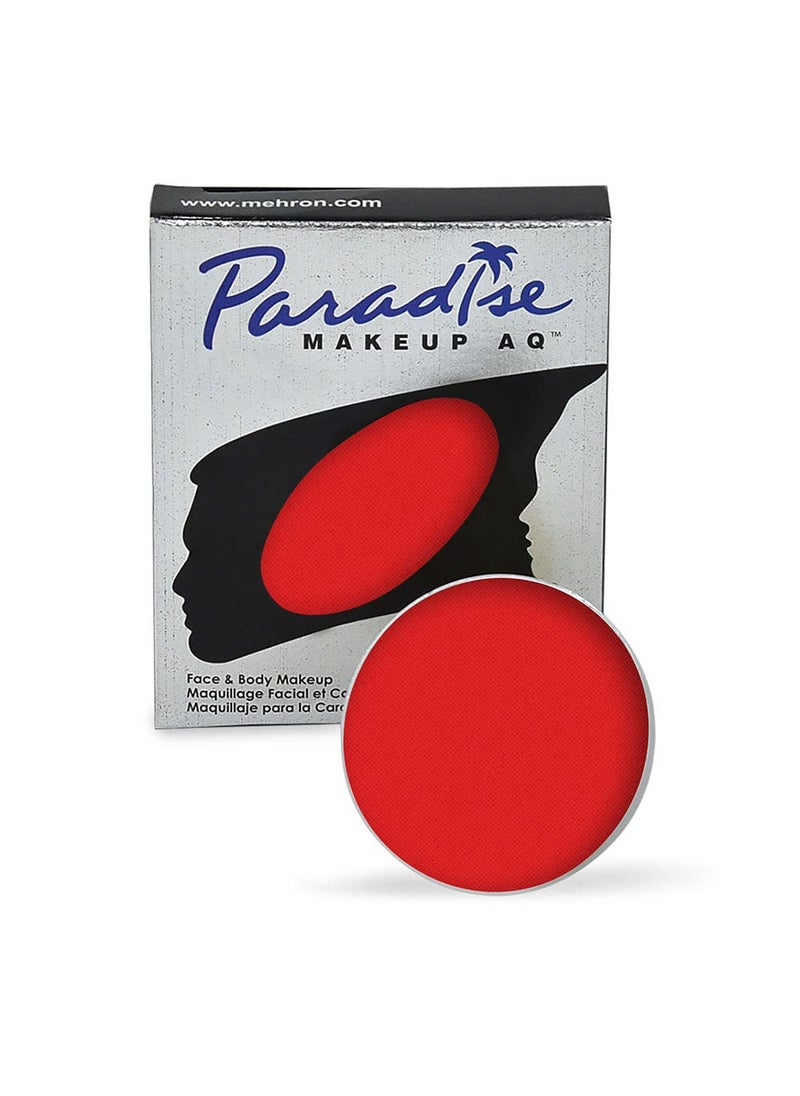 mehron - Mehron Makeup Paradise Makeup AQ Refill (.25 oz) (Vulcan – Neon Red/Pink UV) - Image 1