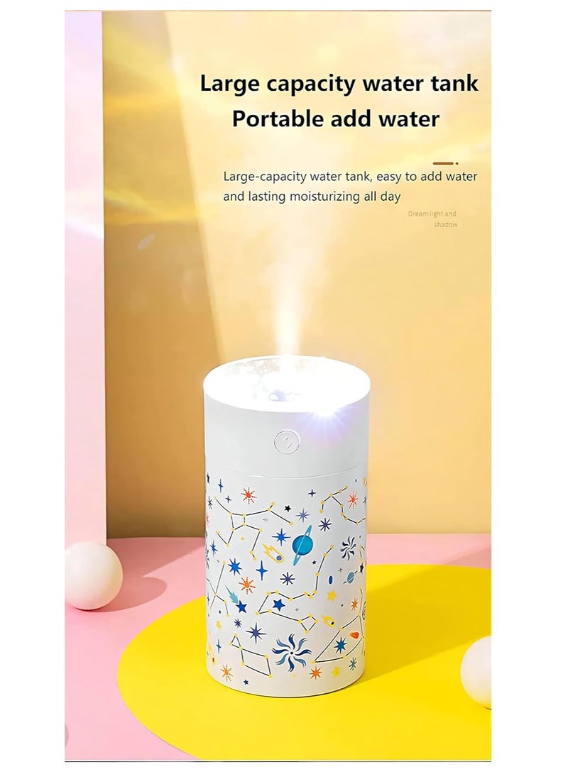 Cool Baby COOLBABY 250ml Air Humidifier USB Auto Power Off Timing Diffuser Portable Living Room Bedroom Sprayer Electric Supplies (White) - Image 3