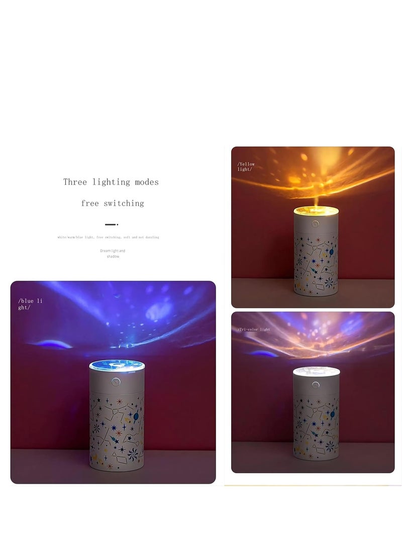 Cool Baby COOLBABY 250ml Air Humidifier USB Auto Power Off Timing Diffuser Portable Living Room Bedroom Sprayer Electric Supplies (White) - Image 5