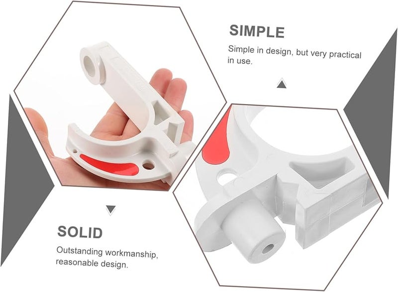 Multicolor 6 Pcs Insulated J Hooks For Hanging Cables Wall Mounting Plastic Clips - Image 4