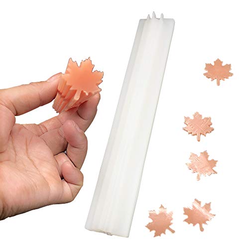 EchoDone Maple Leave Tube Column Silicone Soap Candle Mold Embed Soap Making Supplies Silicone Mold for Soap - Image 3