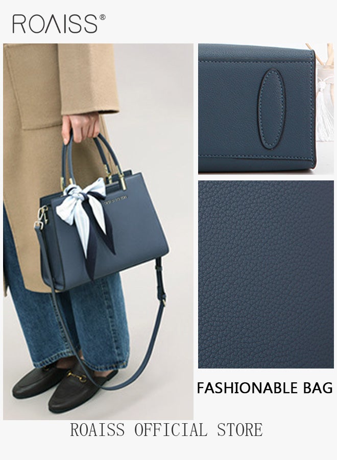 roaiss Exquisite Elegant Handbags for Women Large Capacity Premium Ladies Shoulder Crossbody Bags with Silk Scarf and Gift Bag Perfect Gifts for Mother Wife Bridal Suitable for Ramadan Wedding or Casual Time  - Image 4