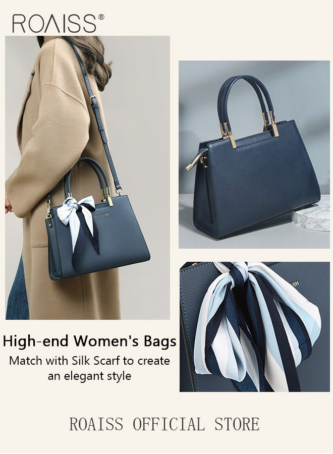 roaiss Exquisite Elegant Handbags for Women Large Capacity Premium Ladies Shoulder Crossbody Bags with Silk Scarf and Gift Bag Perfect Gifts for Mother Wife Bridal Suitable for Ramadan Wedding or Casual Time  - Image 5