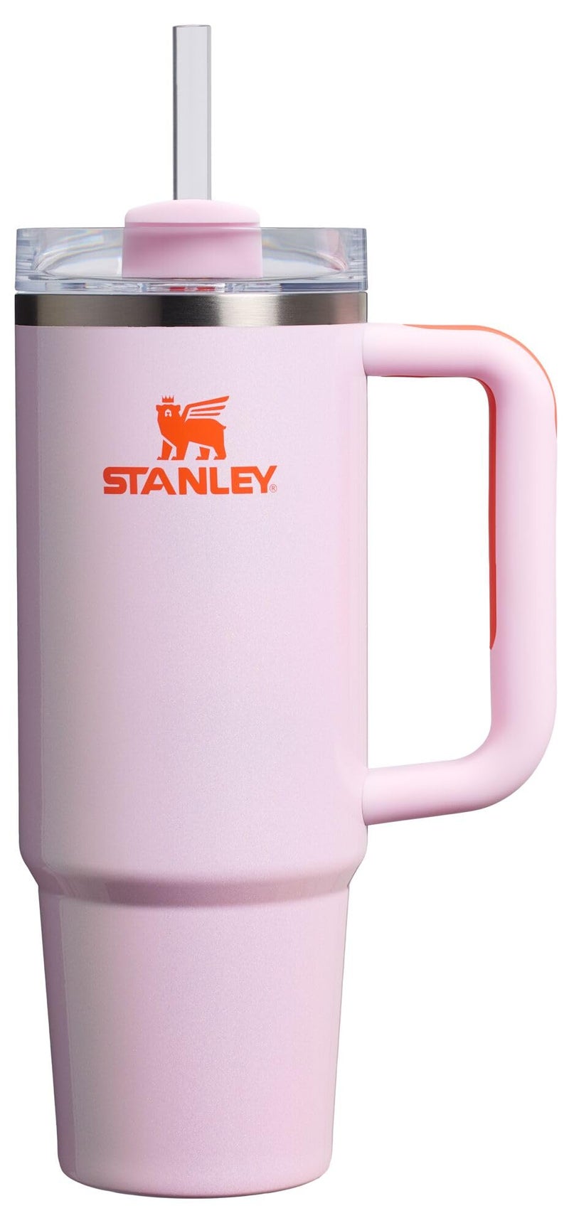 Stanley Stanley Quencher H2.0 Tumbler with Handle & Straw 30 oz | Twist On 3-Way Lid | Cupholder Compatible for Travel | Insulated Stainless Steel Cup | BPA-Free | Rose Petal Shimmer - Image 1