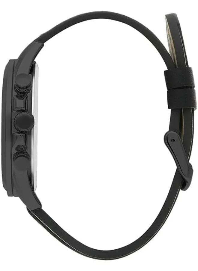 لي كوبر LEE COOPER Men's Multi Function Black Dial Watch - LC07493.651