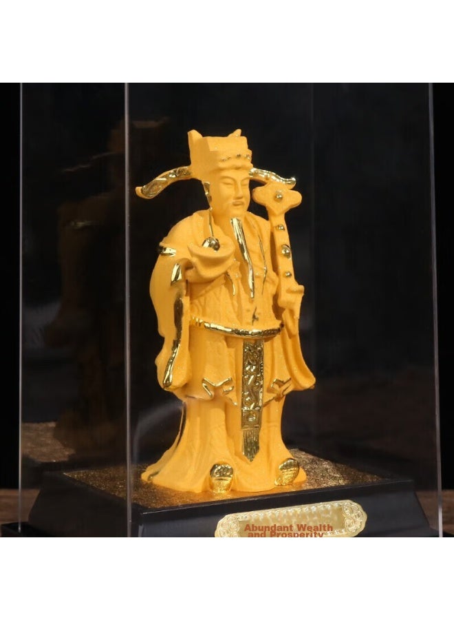 Tatanice Fortune Decorative Ornament, Golden Buddha Statue Craft, Living Room Office Business Customer Gift For Opening Ceremony - Image 2