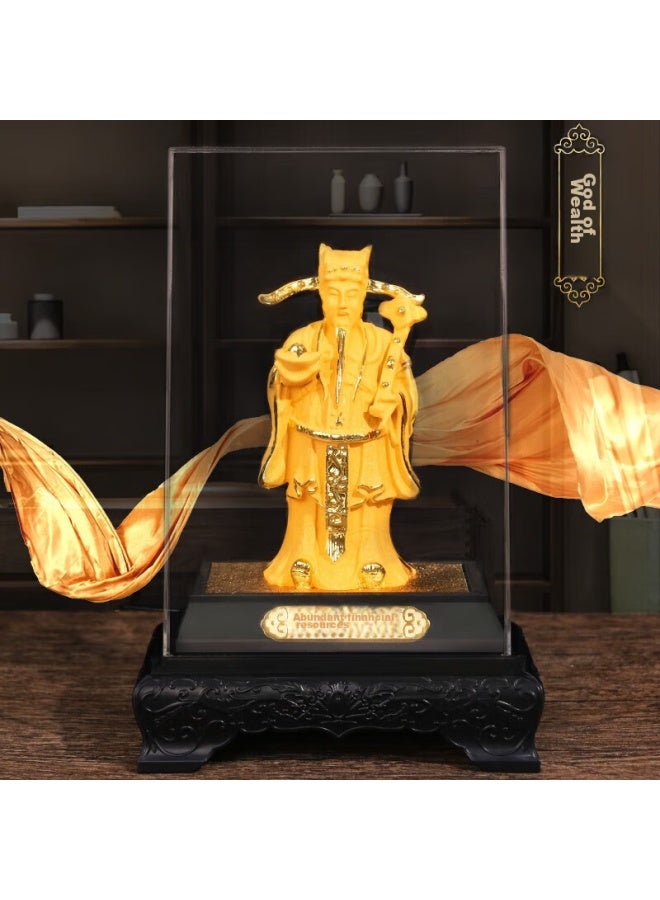 Tatanice Fortune Decorative Ornament, Golden Buddha Statue Craft, Living Room Office Business Customer Gift For Opening Ceremony - Image 1