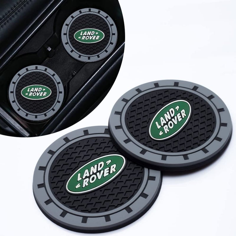 GshionLyfe Cup Holder Insert Coaster Fit Land Rover Discovery Range Rover Sport Defender Land Cruiser LR2 3 4,Anti Slip Car Cup Coaster Interior Accessories - Image 1
