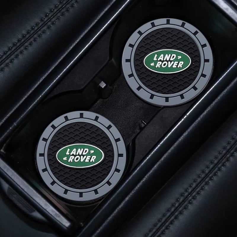 GshionLyfe Cup Holder Insert Coaster Fit Land Rover Discovery Range Rover Sport Defender Land Cruiser LR2 3 4,Anti Slip Car Cup Coaster Interior Accessories - Image 2