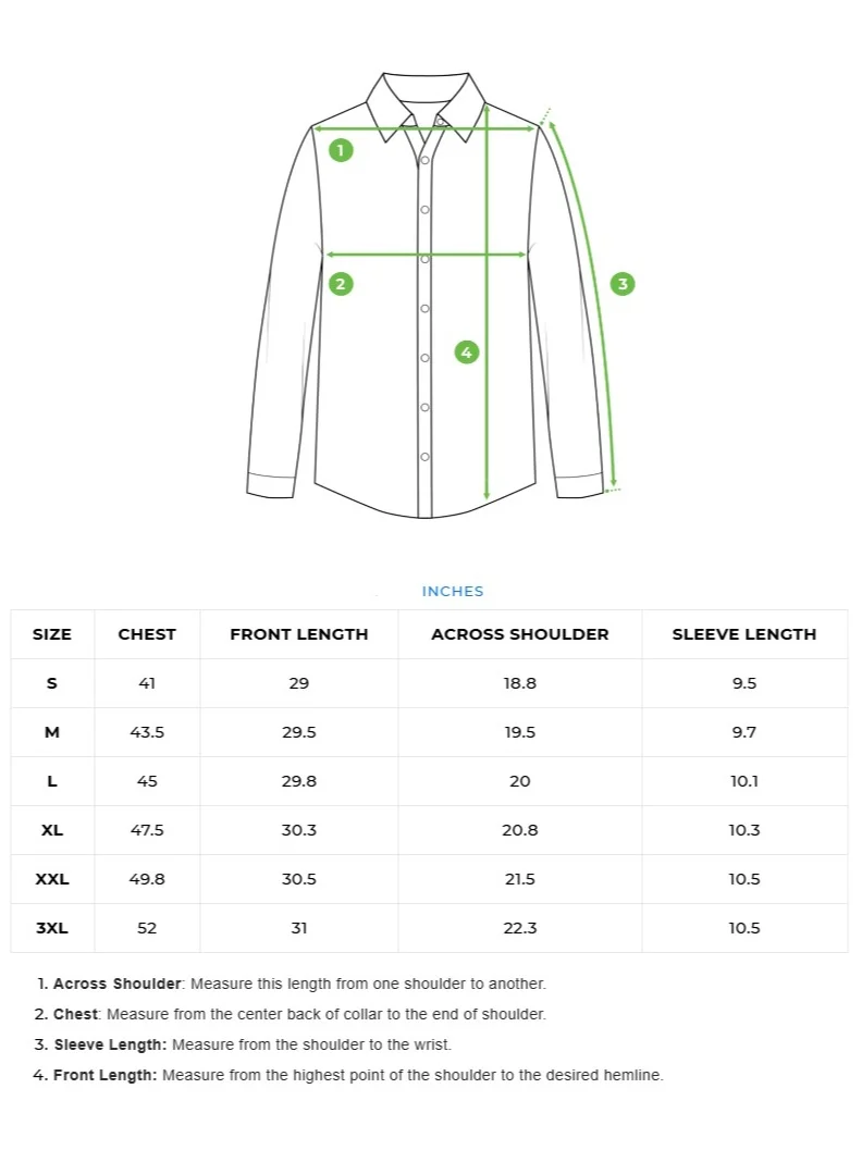 THE BEAR HOUSE Men's Cotton Shirt | Casual & Formal Long Sleeve Slim Fit | Classic Button-Down, Office & Everyday Wear, Comfortable & Breathable Fabric