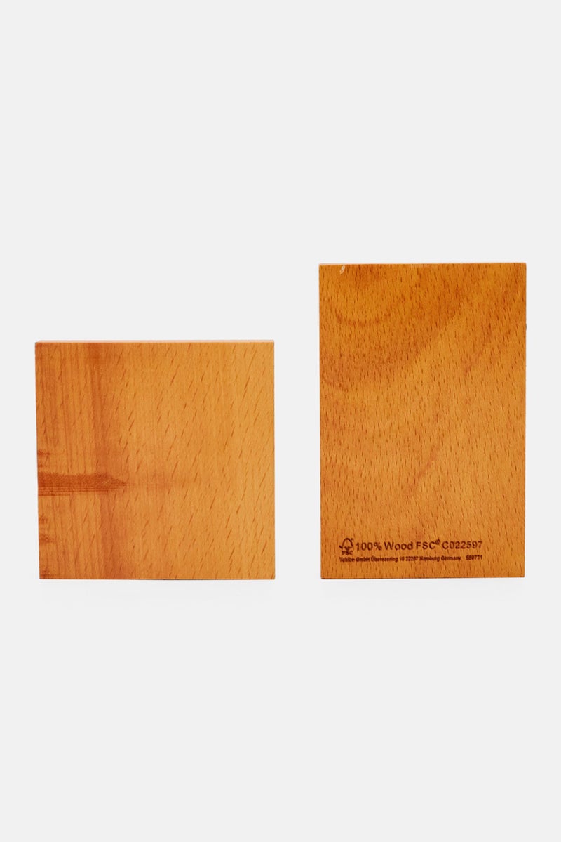 2 Set Embossed Biscuit Moulds, Tan