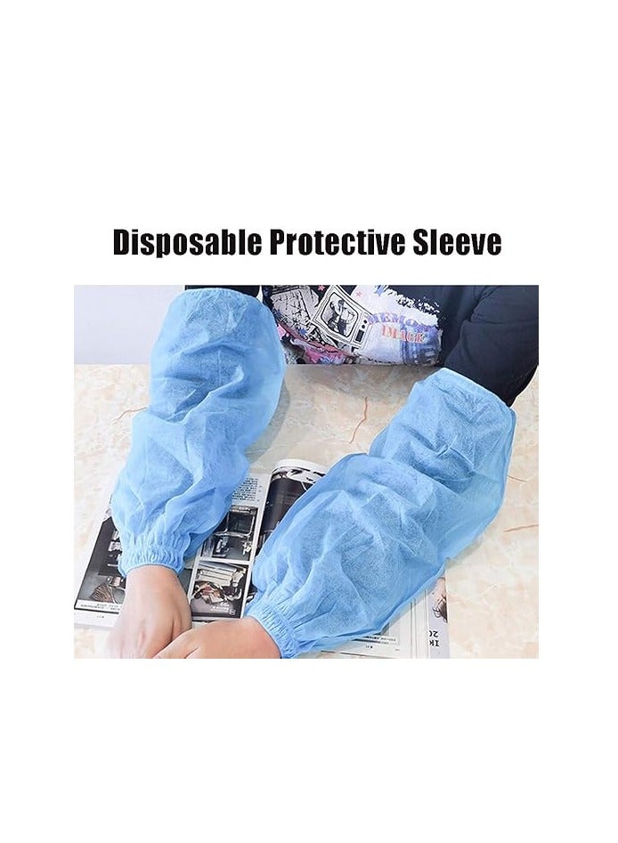SKP Plastic blueDisposable Protective Sleeves – 100 Pieces - Image 3