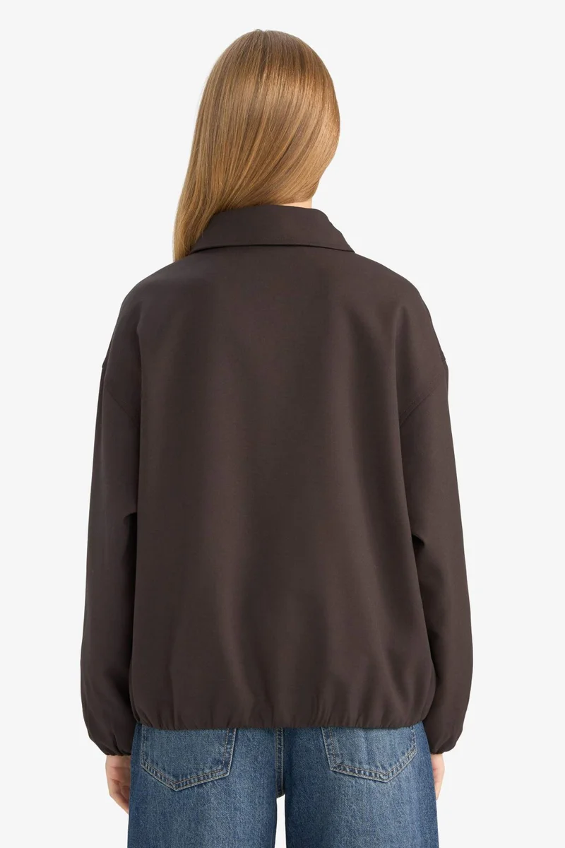 Defacto  Zipped Taffeta Jacket for Women | Best Price UAE