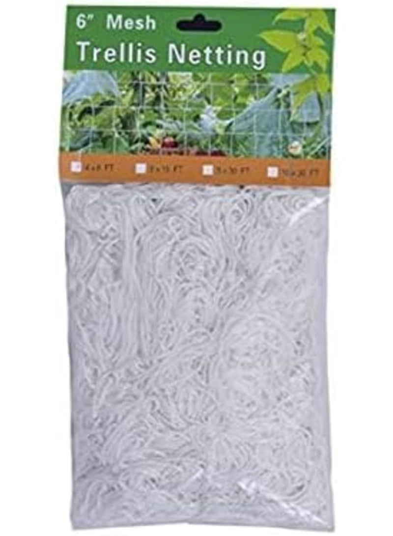SYOSI Garden Plant Trellis Netting for Climbing Vines, Durable Polyester Plant Support Mesh, Reusable Growing Fence Barrier for Vegetables, Flower, Ideal for Home Garden & Greenhouse - Image 1
