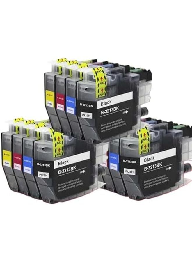 3 Set Compatible Ink Cartridge LC3213 LC3211 for DCP J572DW J772DW J774DW MFC J491DW J497DW - Image 1