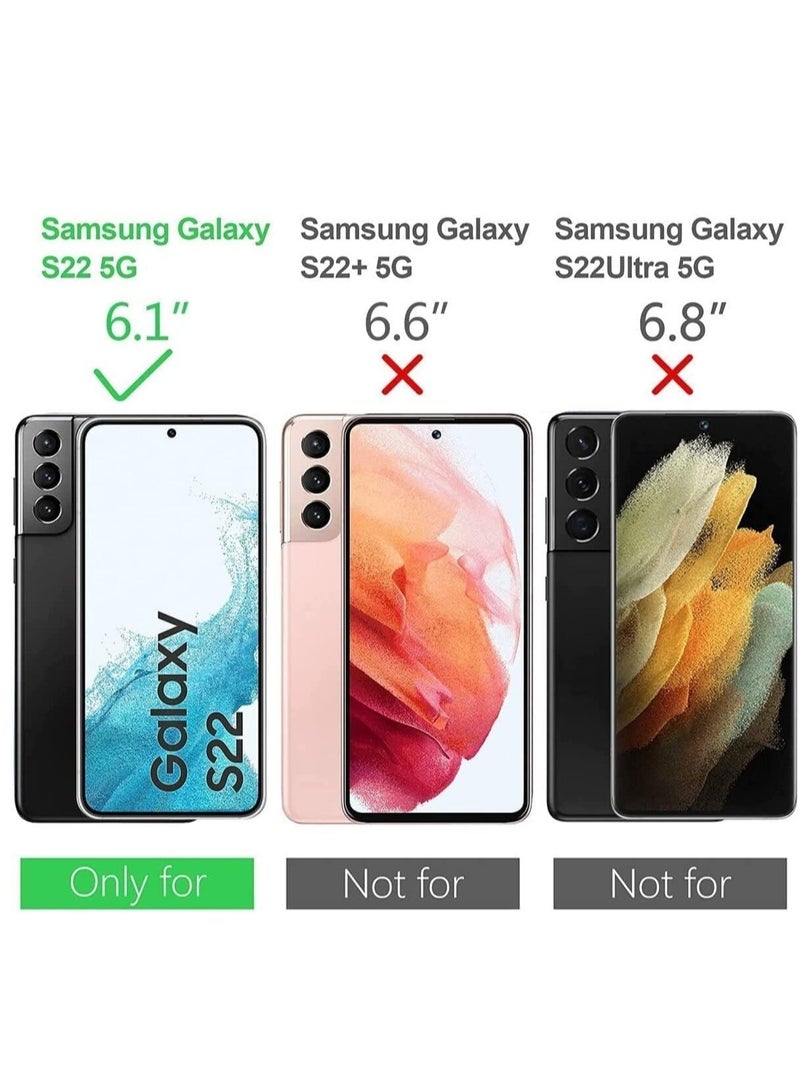 ELTRAZONE Samsung Galaxy S22 Back Stand Leather Case & Cover with Magnet Holder & Hand Grip - Image 4