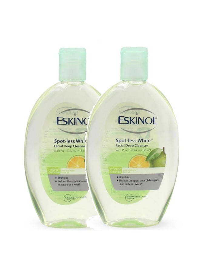 Eskinol Spot Less White Facial Deep Cleanser 225Ml of 2 pes - Image 1