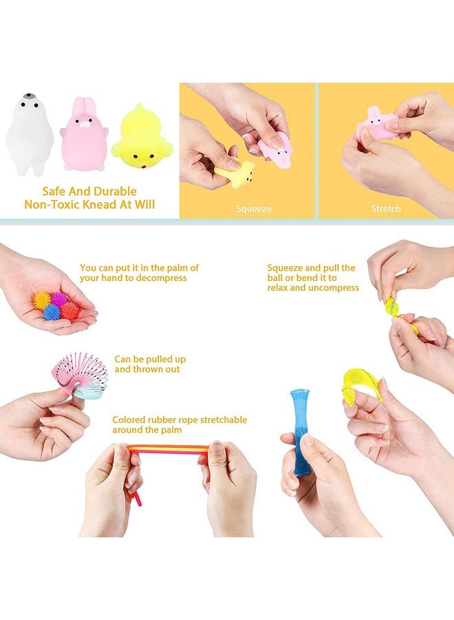 Chocozone Pack Of 25 Stress Toys For Adults Squishy Toys For Kids Christmas Advant Calender Gift Pack - Image 2