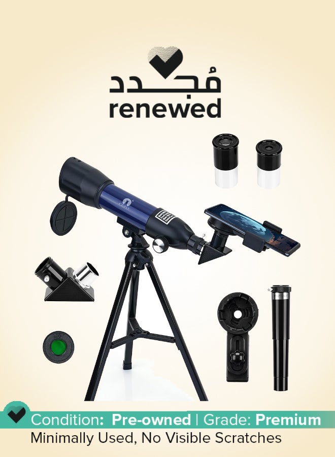 CEZO Renewed - Telescope for Kids and Adults, 50mm Aperture - Image 1
