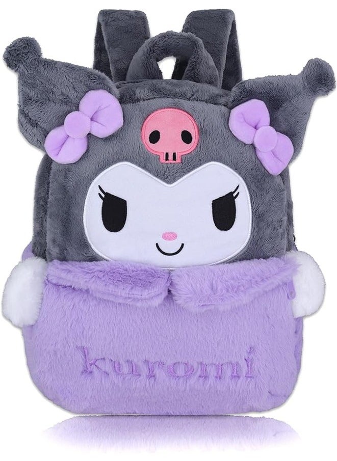Generic New Sanrio Cartoon Lovely Plush Backpack Kuromi Girl Heart Large Capacity My Melody School Bag Kid Gift  - Image 1