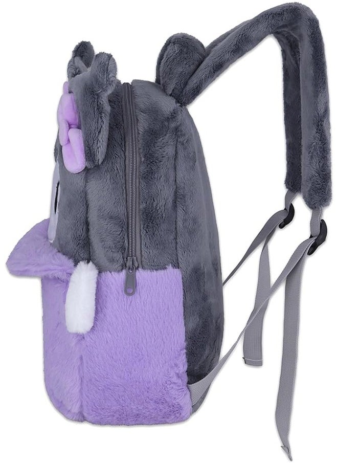 Generic New Sanrio Cartoon Lovely Plush Backpack Kuromi Girl Heart Large Capacity My Melody School Bag Kid Gift  - Image 3