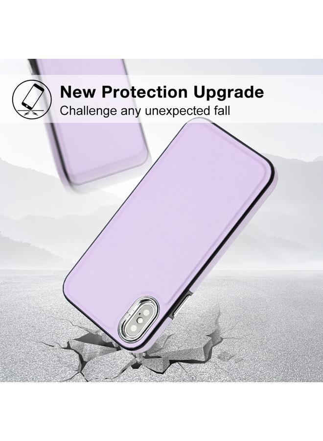 اس-توب جراب هاتف iPhone X / XS مصنوع من الجلد بتغطية كاملة - Image 3