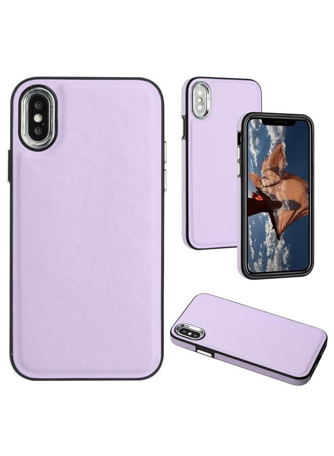 اس-توب جراب هاتف iPhone X / XS مصنوع من الجلد بتغطية كاملة - Image 1