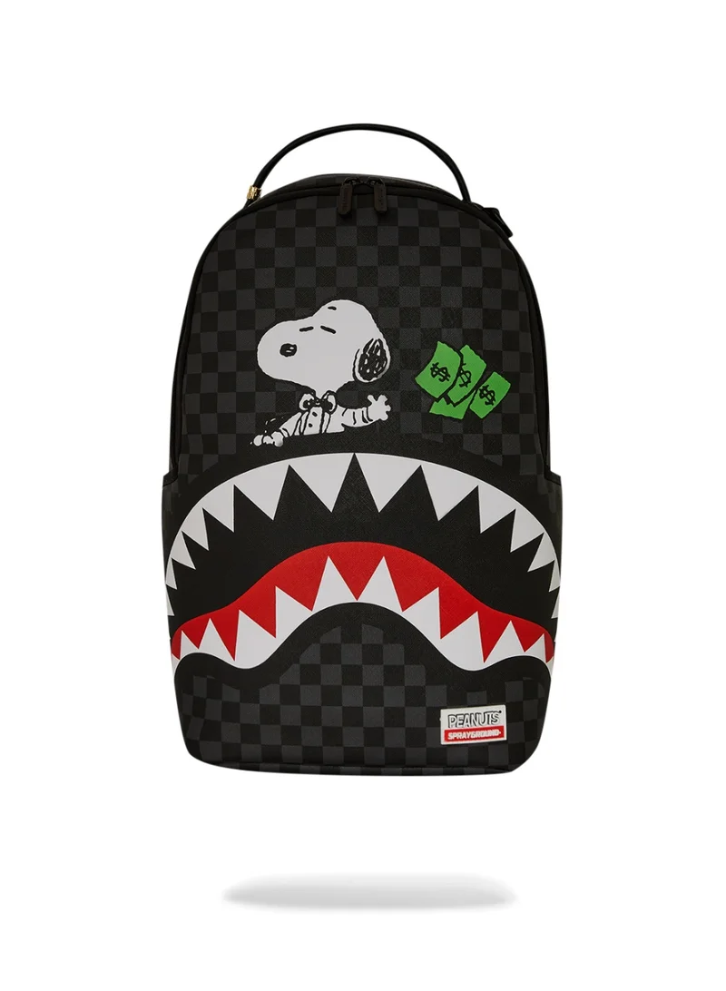 SPRAYGROUND PEANUTS SNOOPY TOP SHARK MONEY  DLXSV BACKPACK