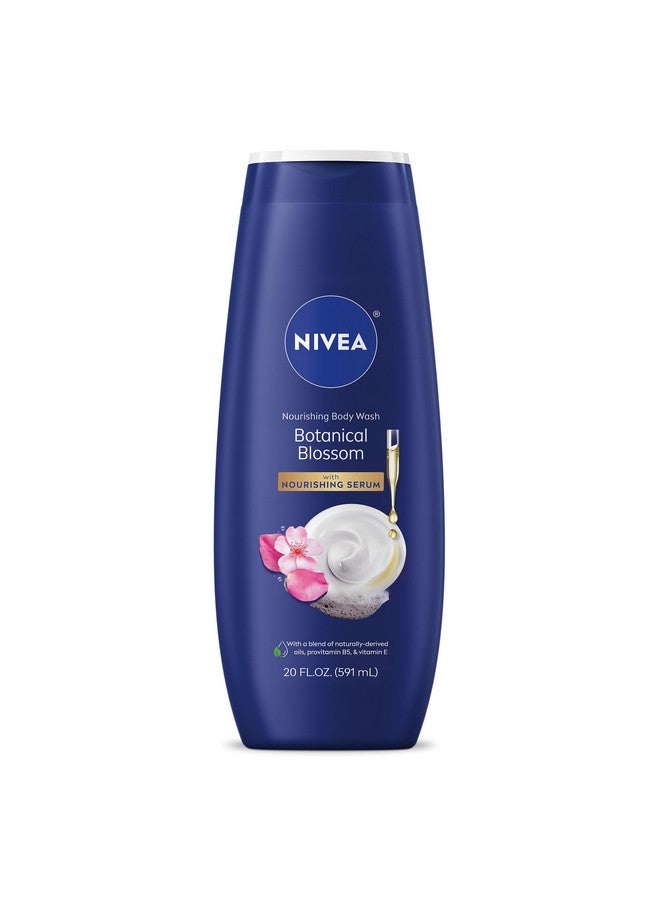 نيفيا غسول الجسم المغذي برائحة الزهور النباتية من نيفيا للبشرة الجافة، 20 أونصة سائلة - Image 1