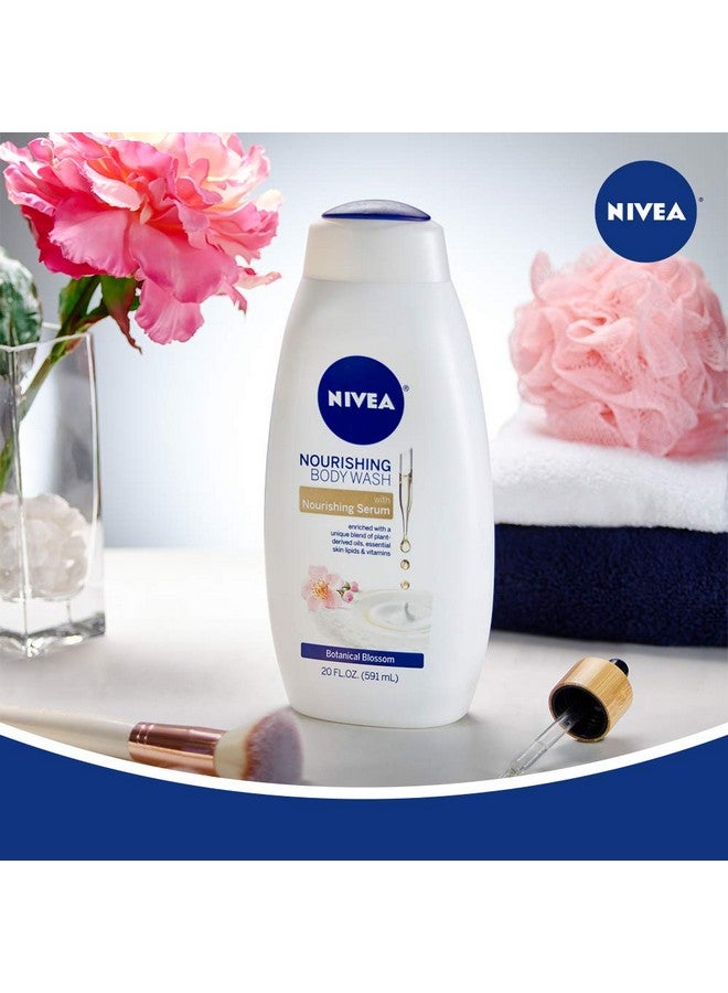 نيفيا غسول الجسم المغذي برائحة الزهور النباتية من نيفيا للبشرة الجافة، 20 أونصة سائلة - Image 4