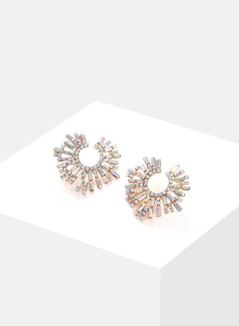 SOHI Contemporary Artificial Stud Earring Jewellery